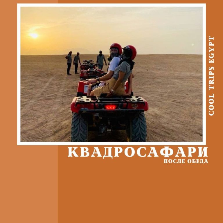 МАРСА АЛАМ - КВАДРО САФАРИ ПОСЛЕ ОБЕДА (3х ЧАСОВАЯ ПРОГРАММА)