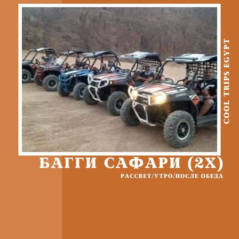 ШАРМ ЭЛЬ ШЕЙХ - КАТАНИЕ НА БАГГИ (ДВУХМЕСТНЫЙ) (РАССВЕТ/УТРО/ПОСЛЕ ОБЕДА)